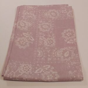Pink Floral Patterned Fabric Pillowcases